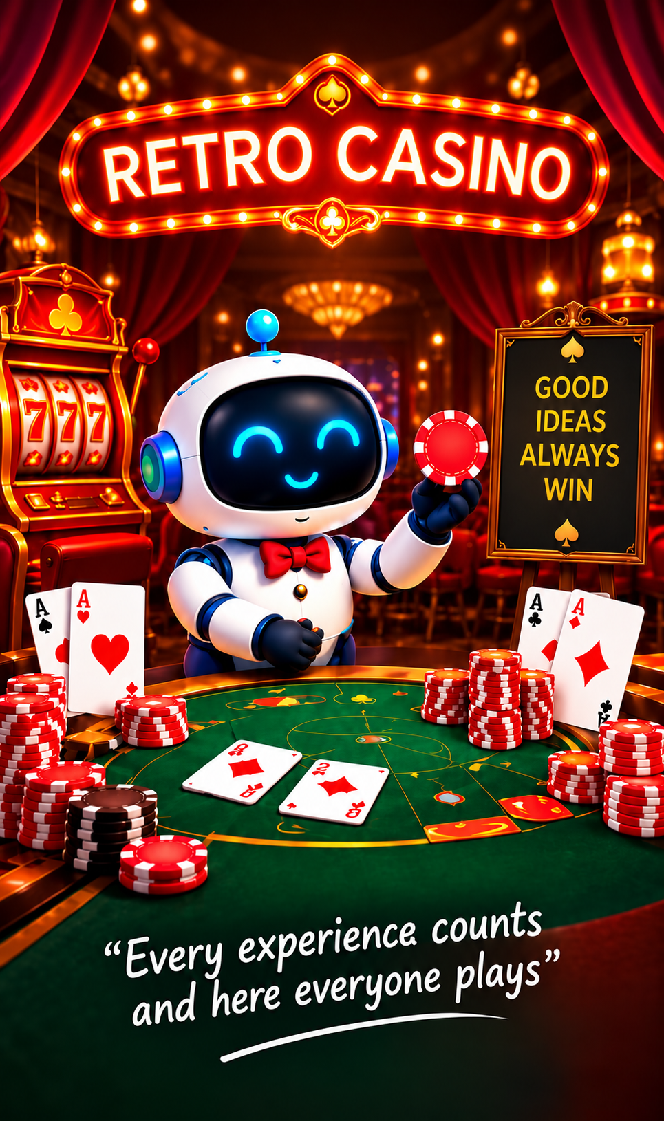 Expanded poster of the Casino retro